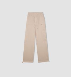 Снимка на DEFACTO Cool Wide Leg Cargo High Waist Linen Blend Trousers