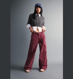 Снимка на DEFACTO Cool Wide Leg Wide Leg Cargo Pocket Gabardine Trousers