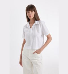 Снимка на DEFACTO Crop Short Sleeve White Shirt