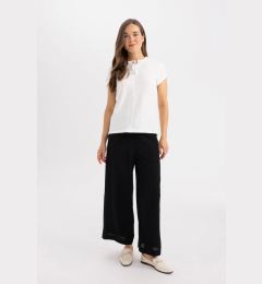 Снимка на DEFACTO Culotte Wide Leg Crinkle Viscose Capri