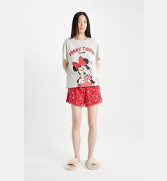 Снимка на DEFACTO Fall in Love Disney Mickey & Minnie Regular Fit Short Sleeve 2-Piece Set