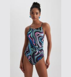 Снимка на DEFACTO Fall In Love Regular Fit Tie-dye Patterned Swimsuit