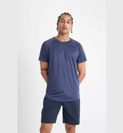 Снимка на DEFACTO Fit Slim Fit Slim Cut Crew Neck Printed Sports Short Sleeve T-Shirt V2887az23au