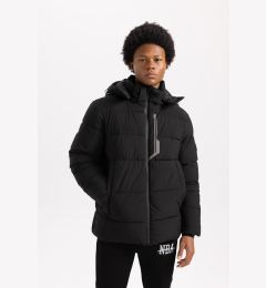 Снимка на DEFACTO Fit Water Repellent Puffer Jacket Slim Fit Slim Cut Hooded Zippered Pocket Puffer