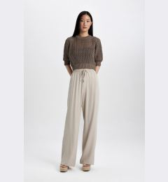 Снимка на DEFACTO Florida Pocket High Waist Wide Leg Belmando Basic Pants