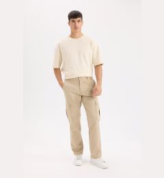 Снимка на DEFACTO Gabardine Trousers Wide Leg Cargo Pocket Straight Leg