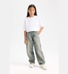 Снимка на DEFACTO Girl Wide Baggy Fit Jogger Leg Pants