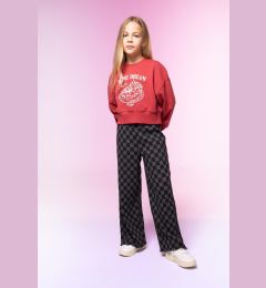 Снимка на DEFACTO Girl Wide Leg Ribbed Camisole Sweatpants