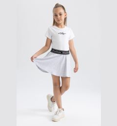 Снимка на DEFACTO Girls Combed Cotton Short Skirt