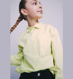 Снимка на DEFACTO Girls Oversize Poplin Long Sleeve Shirt