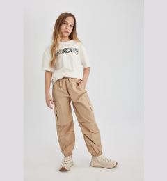 Снимка на DEFACTO Girl's Parachute Cargo Cotton Trousers