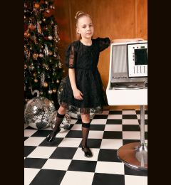 Снимка на DEFACTO Girl's Short Sleeve Tulle Dress