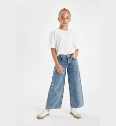 Снимка на DEFACTO Girl's Wide Leg Wide Leg Pocket Jeans