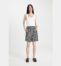 Снимка на DEFACTO High Waist Patterned Wide Leg Viscose Shorts