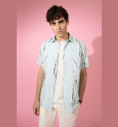 Снимка на DEFACTO Modern Fit Printed Short Sleeve Shirt