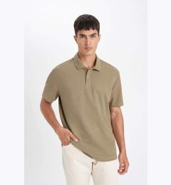 Снимка на DEFACTO New Regular Fit Basic Plain Short Sleeve Polo Shirt