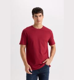 Снимка на DEFACTO New Regular Fit Crew Neck Basic Plain Short Sleeve T-Shirt