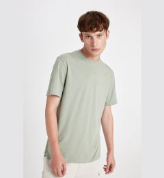 Снимка на DEFACTO New Regular Fit Crew Neck Cotton Short Sleeve Basic Plain T-Shirt