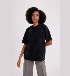 Снимка на DEFACTO Oversize Fit Crew Neck Short Sleeve Basic T-Shirt