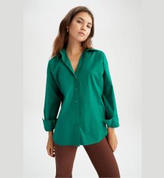 Снимка на DEFACTO Oversize Fit Poplin Long Sleeve Shirt