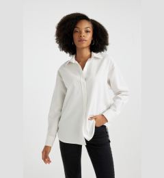 Снимка на DEFACTO Oversize Wide Fit Oxford Long Sleeve Shirt