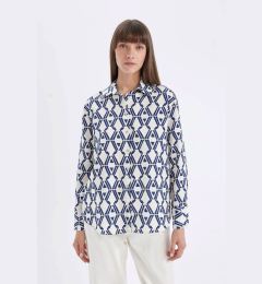 Снимка на DEFACTO Oversize Wide Patterned Long Sleeve Shirt