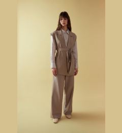 Снимка на DEFACTO Palazzo Linen Blend Trousers