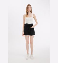 Снимка на DEFACTO Paperbag High Waist Jean Shorts