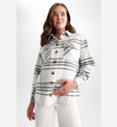 Снимка на DEFACTO Plaid Patterned Maternity Shirt