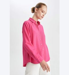 Снимка на DEFACTO Regular Fit linen Long Sleeve Shirt