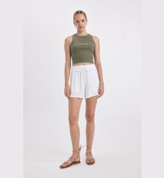 Снимка на DEFACTO Regular Fit Normal Waist Straight Leg Crinkle Viscose Shorts