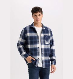 Снимка на DEFACTO Regular Fit Plaid Long Sleeve Shirt