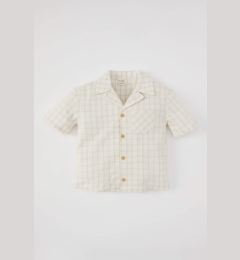 Снимка на DEFACTO Regular Fit Plaid Short Sleeve Shirt