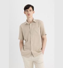 Снимка на DEFACTO Regular Fit Polo Neck Cotton Short Sleeve Shirt