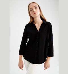 Снимка на DEFACTO Regular Fit Shirt Collar Long Sleeve Shirt