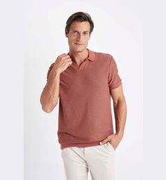 Снимка на DEFACTO Regular Fit Short Sleeve Knit Look Polo T-Shirt