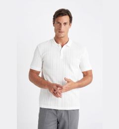 Снимка на DEFACTO Regular Fit Short Sleeve Knitwear Polo T-Shirt