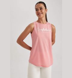 Снимка на DEFACTO Regular Fit Slogan Printed Sleeveless T-Shirt