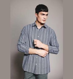 Снимка на DEFACTO Regular Fit Striped Textured Long Sleeve Shirt