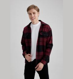 Снимка на DEFACTO Relax Fit Checkered Lumberjack Long Sleeve Shirt