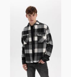 Снимка на DEFACTO Relax Fit Plaid Cotton Long Sleeve Shirt