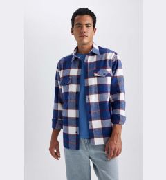 Снимка на DEFACTO Relax Fit Plaid Lumberjack Long Sleeve Shirt