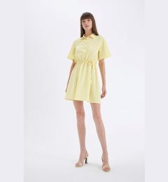 Снимка на DEFACTO Shirt Collar Short Sleeve Mini Dress