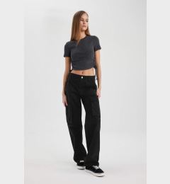 Снимка на DEFACTO Straight Fit Cargo Pocket Standard Gabardine Trousers