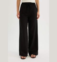 Снимка на DEFACTO Trousers Wide Leg Wide Leg Elastic Waist Laced