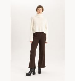 Снимка на DEFACTO Wide Leg Thin Fabric Knitted Trousers