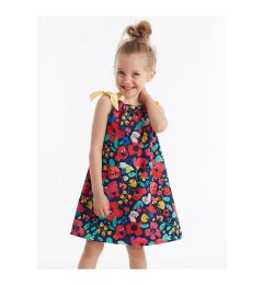 Снимка на Denokids Spring Floral Girl's Strappy Summer Dress