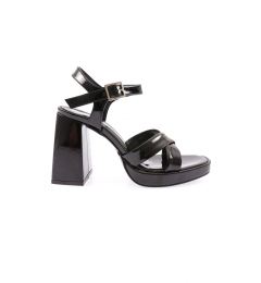 Снимка на DGN 7750-23Y Women's Cross Strap Low Platform High Heel Sandals