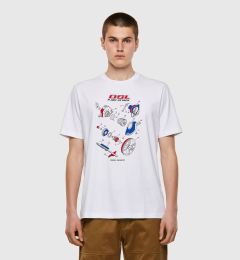 Снимка на Diesel T-shirt - TJUSTB53 TSHIRT white