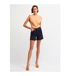 Снимка на Dilvin Black Shorts With Feathered Legs Zilmod